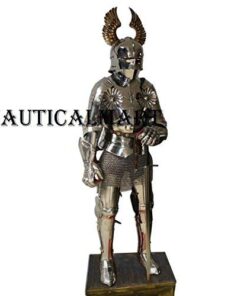 Nauticalmart Medieval Knight Wearable Full Suit of Armor with Chainmail 17 41T0kFTfoyL