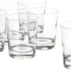 IKEA - GODIS Glass, clear glass, H: 4" (X6)