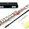Sky(Paititi) Band Approved Velvet Pink Laquer with Silver KeysPiccolo Key of C with Hard Case, Cloth, Cleaning Rod, Joint Greasae and Screw Driver, Guarantee Top Quality Sound 71 41T615LAzGL