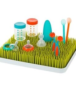 Boon Lawn Countertop Baby Bottle Drying Rack - Spring Green - Bottle Rack and Organizer - Baby Feeding Essentials - 13.5 x 11 x 2.5 - 1 Count 27 41T9CPjdCVL