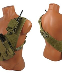 MOLLE Tactical Pouch Bag Radio Phone GPS Holster Holder BaoFeng Two-Way BF-F8HP UV-5R UV-82HP UV-5X3 UV-82C Garmin Retevis Motorola T460 T600 MR350R MH230R Midland Arcshell Coyote Brown 16 41TBMTE9kVL