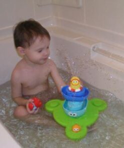 Yookidoo Baby Bath Toy (7 Piece Set) - Stack N' Spray Bathtub Fountain - Magical Spray Fountain for Bathtime Fun 22 41TDfBrBJuL