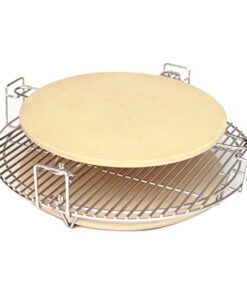 13" Ceramic Pizza Stone for Big Green Egg, Kamado Joe, Vision Grills, Weber and More! 10 41TN93h6L