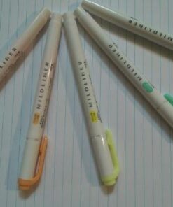 ZEBRA MILD LINER, Double Sided Highlighter, 5 Set (WKT7-5C) 1 62 41TardwCCL