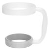 F-32 Clear/Transparent Handle - 19 COLORS - 20oz Size - Compatible with 20 oz YETI Tumbler Travel Mug (20OZ, CLEAR/TRANSPARENT) 20ozClear / Transparent 20.0 ounces 44 41TcHtVQaaL