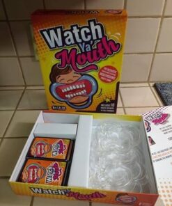 Watch Ya' Mouth - Family Edition | 143 Authentic, Hilarious, Durable Family-Friendly Phrase Cards Party Game - Game Night for Kids, Teens, and Adults Base Game 26 41ThzLY YTL