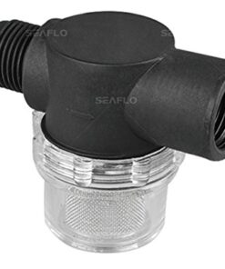 SEAFLO 51S01 Twist-On Pump Strainer - 1/2" NPSM Black