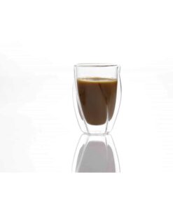 Double Wall Glass Coffee Cups, 10 Ounces All Purpose Twist Double Wall Drinking Glasses, Set of 2 5 41Tv1rLWzJL