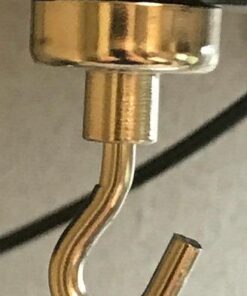 Strongman Tools Strong Magnetic Hooks Heavy Duty Magnet Hooks for Hanging - with Neodymium & Non Scratch Adhesive - Magnetic Hook for Cruise, Wall, Locker, Hanger and More - 6 Pack Set, 30 lbs 30lbs Hooks 33 41TvnBF5k8L