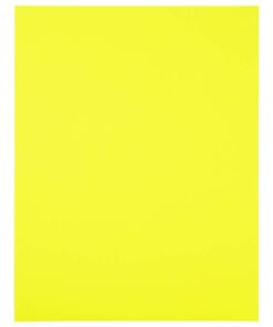 JAM PAPER Shipping Labels - Half Page - 5 1/2 x 8 1/2 - Neon Yellow - 50/Pack 5 1/2" x 8 1/2" Labels (Half Sheet) 10 41U7kKiW0uL