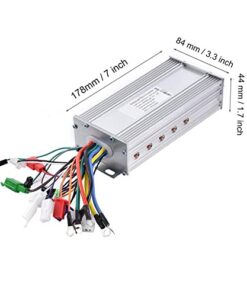 Dioche Motor Brushless Controller, 36V/48V 1000W Motor Sine Controller for E-Bike Scooter 15 41UBvxXZ07L