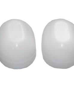 LASCO 04-3913 White Oval Plastic, Universal Fit, 1-Pair Toilet Bolt Cap 1 Pack