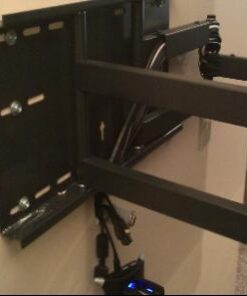 VideoSecu Tilt Swivel TV Wall Mount 32"- 70" LCD LED Plasma TV with VESA 200x200,400x400,up to 600x400 mm, Full Motion Articulating Dual Arm Mount Fits up to 24" Studs MW365B2H C20 78 41UWpGoi07L