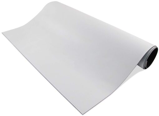 Master Magnetics Magnet Maker Flexible Magnetic Sheet - 12" Wide, 24" Long, White Vinyl Front, 08505