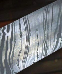 Perkin Knives Damascus Billet for Knife Making Over 200 Layers, 254 x 38 x 4.0 mm