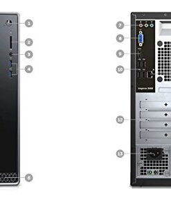 Dell Inspiron High Performance Tower Computer PC (Intel Quad Core i7-7700, 16GB_DDR4 Ram, 128GB_SSD+1TB_HDD, NVIDIA GeForce GTX_1050, HDMI, WIFI, DVD-RW) Win 10 Pro 10 41VEltXs2iL