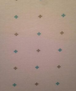 Ziggy Baby Crib Sheet Fitted Jersey Cotton (Chevron Cross Blue/Grey) Chevron Cross Blue/Grey 25 41VIwsnR3EL