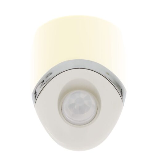 Amerelle Motion Sensor Night Light - LED Plug In Night Light With Sensor That Lights Up When It Auto Detects Motion - Wide 100 Degree Detection Zone - Ideal for Bathroom & Nursery - (73092CC) 1