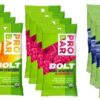 Probar Bolt Organic Energy Chews Set Mixed Berry, Orange and Raspberry - Four of Each Flavor, Box of 12