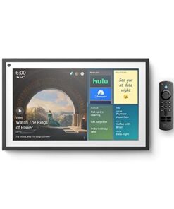 Echo Show 15 | Full HD 15.6" smart display with Alexa and Fire TV built in | Remote included with Remote 19 41VkLD1oIAL