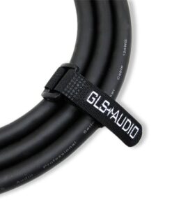 GLS Audio Speaker Cable 1/4" to 1/4" - 12 AWG Professional Bass/Guitar Speaker Cable for Amp - Black, 25 Ft. 25 feet 7 41W RJsPgGL