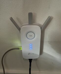 TP-Link AC1750 WiFi Extender (RE450), PCMag Editor's Choice, Up to 1750Mbps, Dual Band WiFi Repeater, Internet Booster, Extend WiFi Range further 58 41WOWSL64iL