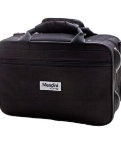 Mendini MPT Brass Bb Pocket Trumpet + Tuner, Case, Mouthpiece, & More (Nickel Plated) Nickel Plated 24 41WfmeGmRSL 1