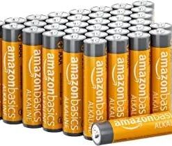 Amazon Basics 36-Pack AAA Alkaline High-Performance Batteries, 1.5 Volt, 10-Year Shelf Life 36 Count (Pack of 1) 33 41XAIOp0ySL