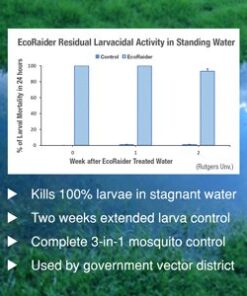 EcoRaider Mosquito Spray, Triple-Action, Repellent Plus Kills Mosquito Adult & Larva, Natural & Non-Toxic, Water-based Non-Sticky 8 Oz 11 41XJ4fbNzWL