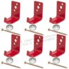 (6 Pack) - Universal Fire Extinguisher Wall Hook, Mount, Bracket, Hanger for 15 to 20 Lb. Extinguisher - Free Screws & WASHERS Included 18 41XJMQQF4eL