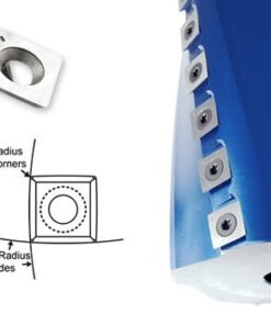 YUFUTOL Square Carbide Inserts 15mm Woodworking Carbide Cutters Insert(15X15X2.5mm) 6" Radius Edges Fits Titan Spiral Shear Heads, Pack of 10 13 41XPMy9ai L