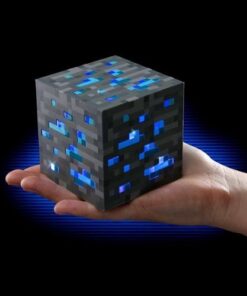 ThinkGeek Minecraft Light-Up Blue Stone Diamond Ore - Sure to Keep Pigmen Away 11 41XPgBzhSzL