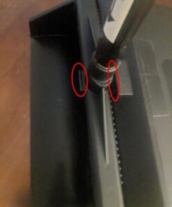 Carlisle FoodService Products Duo-Pan Upright Dust Pan with Serrated Yoke for Home, Restaurants, Kitchen, Lobby, And Office, Plastic, 30 Inches, Black 30 Inches (Pack of 1) 34 41XVVklewoL