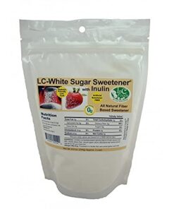 Low Carb Foods White Sugar Sweetener Inulin Base | 100% All Natural Ingredients | No Fat & Cholesterol | High Fiber & Protein | Gluten Free | Diabetic Friendly | 8.9 Oz 11 41XXqEOBN1L