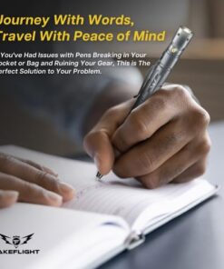 Tactical Pen Gifts for Men – Stocking Stuffer Gift for Dad | LED Tactical Flashlight Multitool for EDC Gear – Cool Gadgets, Tactical Gear, Military Gear, Groomsmen Gifts for Men that Have Everything Silver 15 41XdgKhxYyL