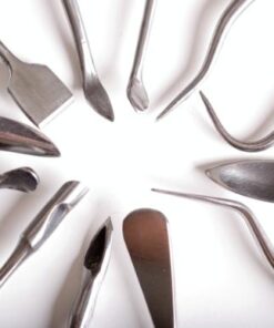 SE 12-Piece Stainless Steel Wax Carvers Set, Wax & Clay Sculpting Tools, Double Ended Carving Kit for Modeling, Sculpting and Shaping, Silver - DD312 Carver set 42 41Y8JvsIpL