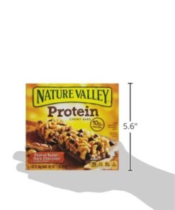 Nature Valley Protein Granola Bars, Peanut Butter Dark Chocolate, 5 ct 5 Count (Pack of 1) 15 41YFK1D3PeL