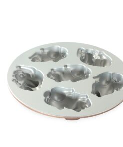 Nordic Ware Baby Bunny Cakelet Pan, Copper, Bronze, 2.1 27 41Yj8HSPjL