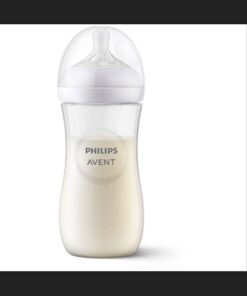 Philips AVENT Natural Baby Bottle with Natural Response Nipple, Clear, 9oz, 4pk, SCY903/04 4 Pack 38 41Yl21jeCFL