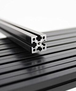 MakerBeam XL (15mmx15mm) Regular Starter Kit Black Anodized Including Beams, Brackets, Nuts and Bolts 8 41YvUfPQ4vL