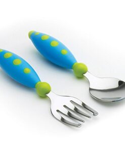 Gerber Graduates Safety Fork and Spoon Set in Assorted Colors, 2-Piece Set 7 41Z27myQpsL