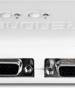 TRENDnet 4-Port USB KVM Switch and Cable Kit With Audio, Manage 4 Computers, USB Switch, Windows, Linux, Auto-Scan, Plug And Play, Hot Pluggable, 2048 x 1536 VGA Resolution, White, TK-409K 4 Port Audio w/ Cables 19 41Z90zTVvAL