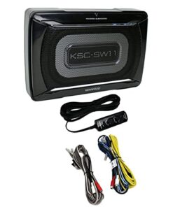 Alternative view of Kenwood KSC-SW11 Compact Powered Enclosed Subwoofer for CAR