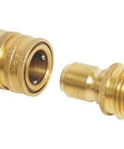 Alternative view of Green Thumb 09QCGT 2-Piece Brass Quick Connector Set for Hose