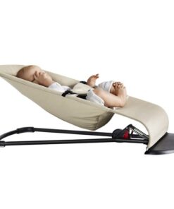 BABYBJÖRN Bouncer Balance Soft, Cotton/Jersey, Beige/Gray 28 41ZhX9MUy7L