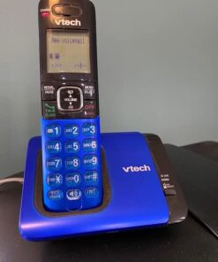 VTech CS6719-15 DECT 6.0 Phone with Caller ID/Call Waiting, 1 Cordless Handset, Blue 1 Handset 42 41ZlP7TQ43L