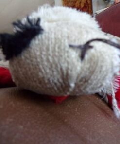 Multipet Plush Dog Toy, Lambchop, 10", White/Tan, Small 10" 44 41ZlhzPqIwL