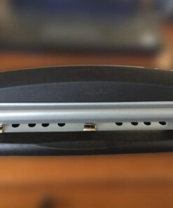 Swingline 3 Hole Punch, 2- 3 Hole Adjustable Desktop Puncher, 10 Sheet Punch Capacity, Precision Pro, Black/Silver (74037) 38 41ZyLyB9NdL