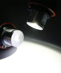 iJDMTOY (2 White LED Angel Eye Ring Marker Bulbs Compatible with BMW 5 6 7 Series X3 X5 (E39 E53 E60 E63 E64 E65 E66 E83), 7000K White 25 41aEr5hkXKL