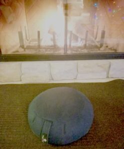 Hugger Mugger Zafu Meditation Cushion - Support in Cross-Legged Sitting, Buckwheat Filled, Durable Fabric, Convenient Handle, Handmade in USA Plum 11 41amV2qXkzL